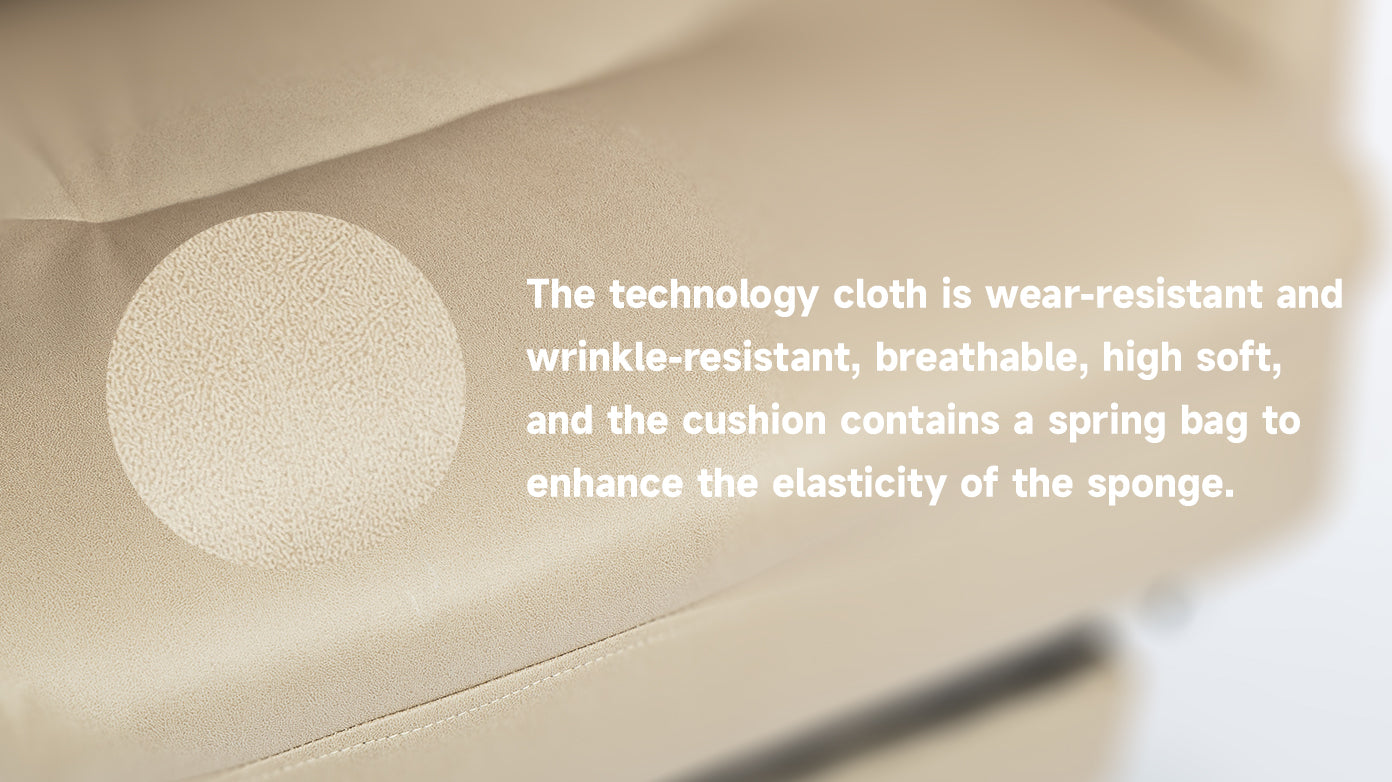 Ergonomic office chair reclining with hidden footrest extended