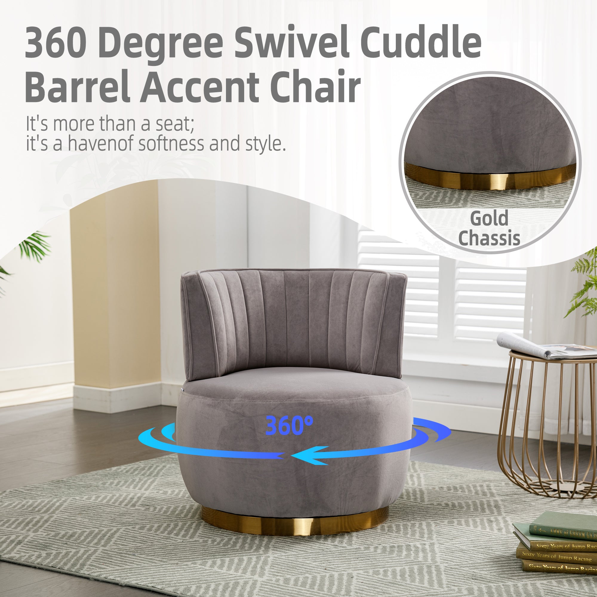 Wrap-around backrest and armrest detail