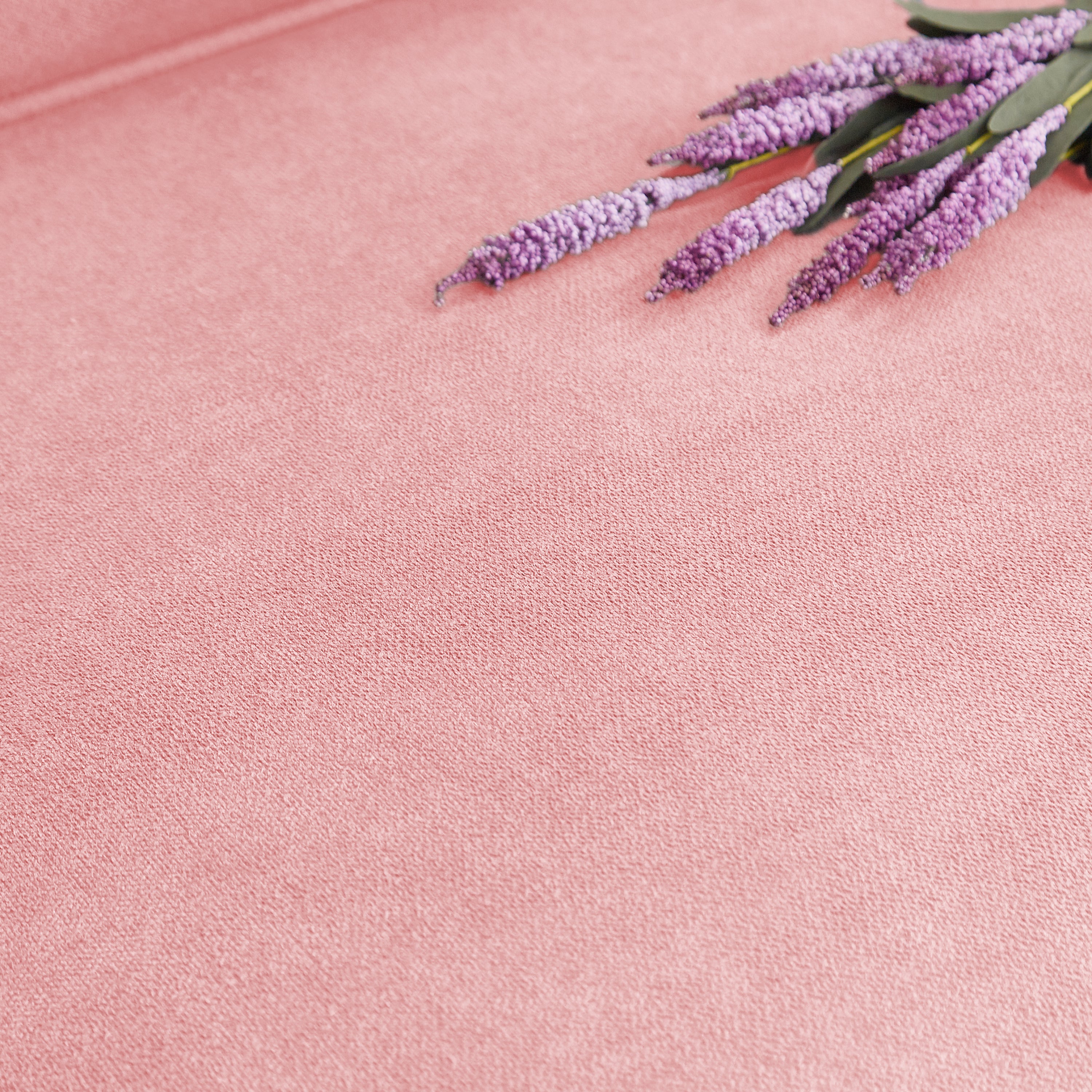 Pink sofa side profile
