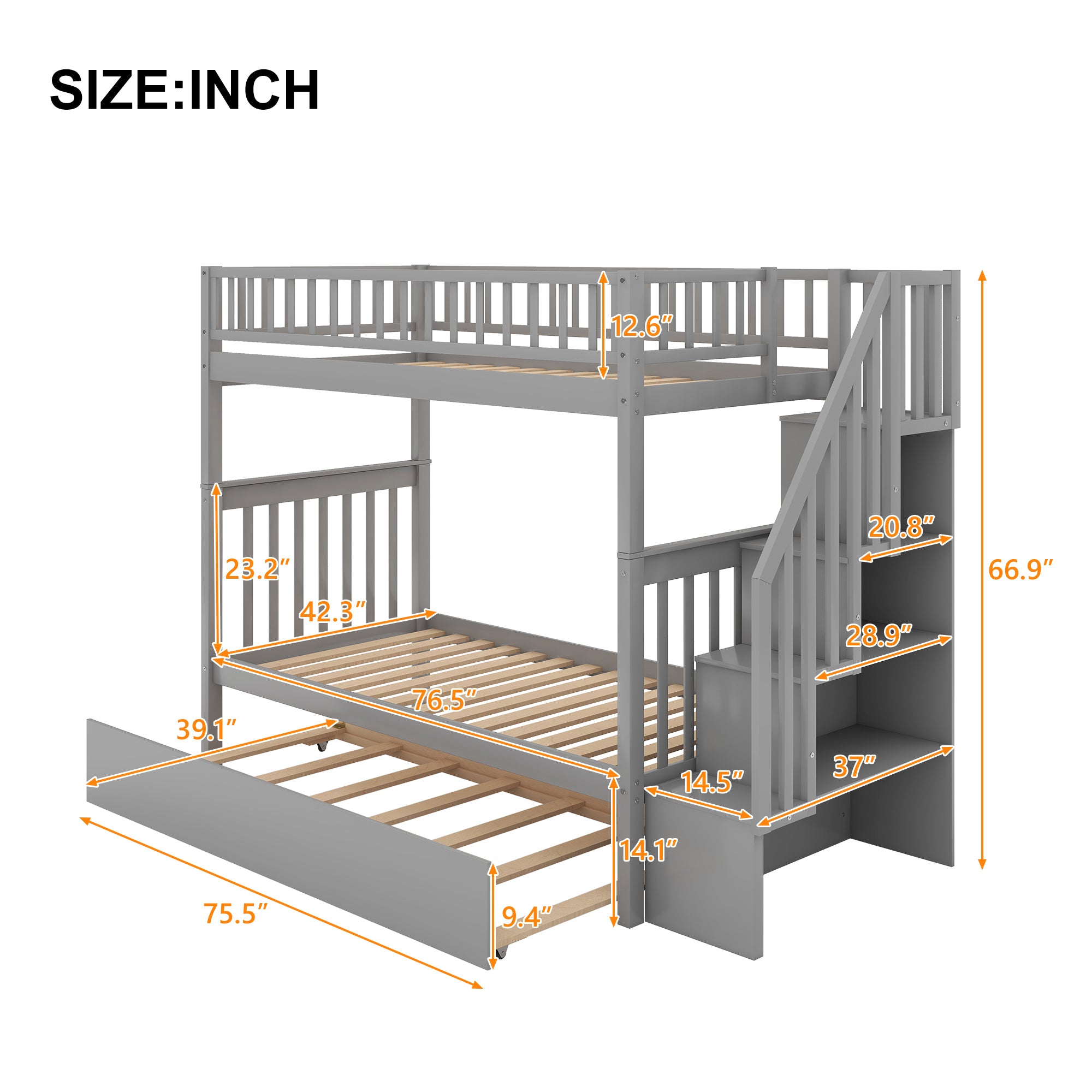 Planked panel headboard and footboard close-up