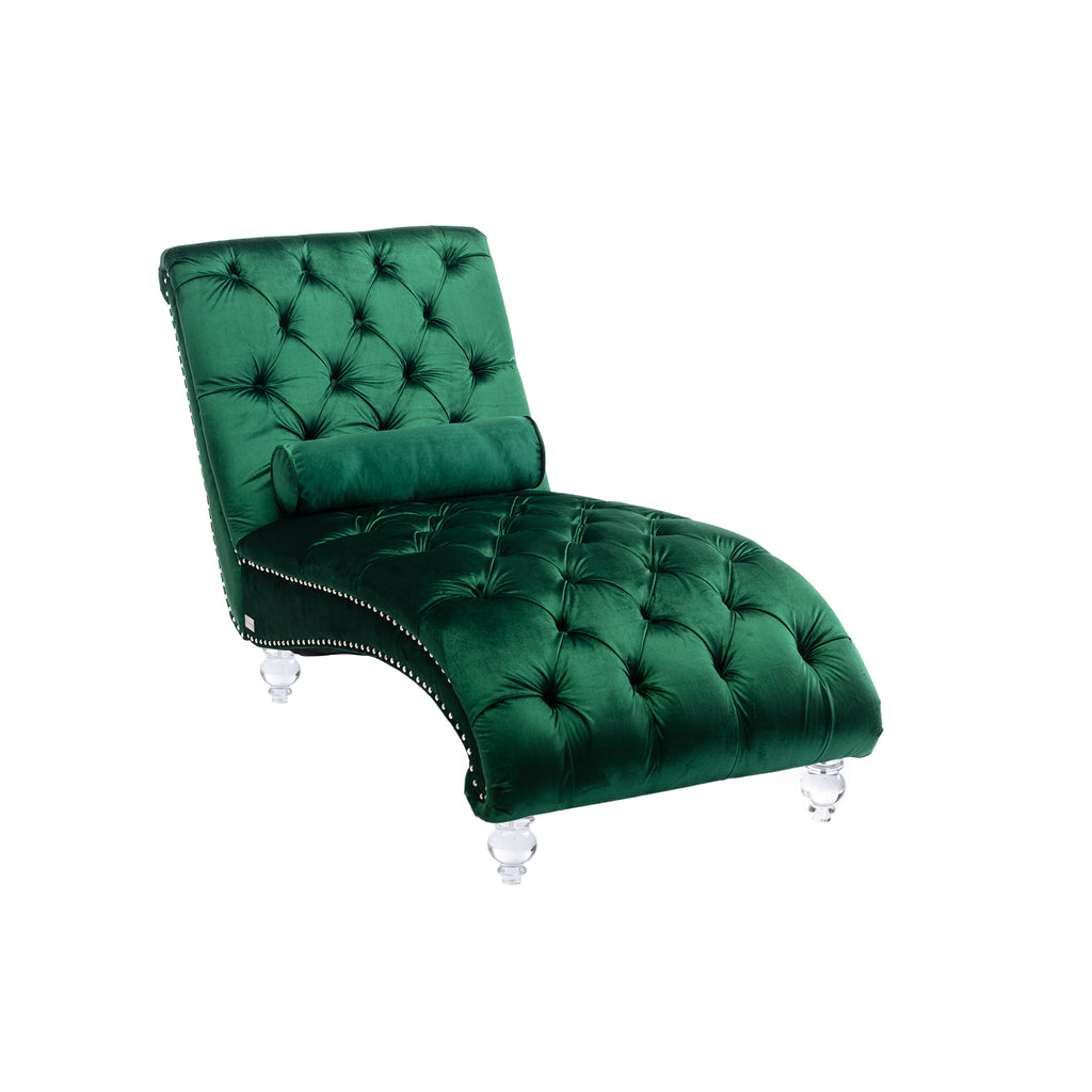 Chaise lounge arm and back detail