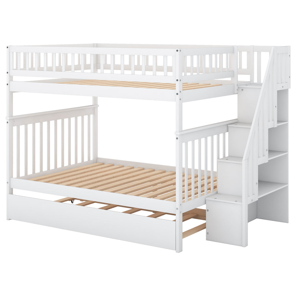 Bunk bed guardrail and stairway safety detail