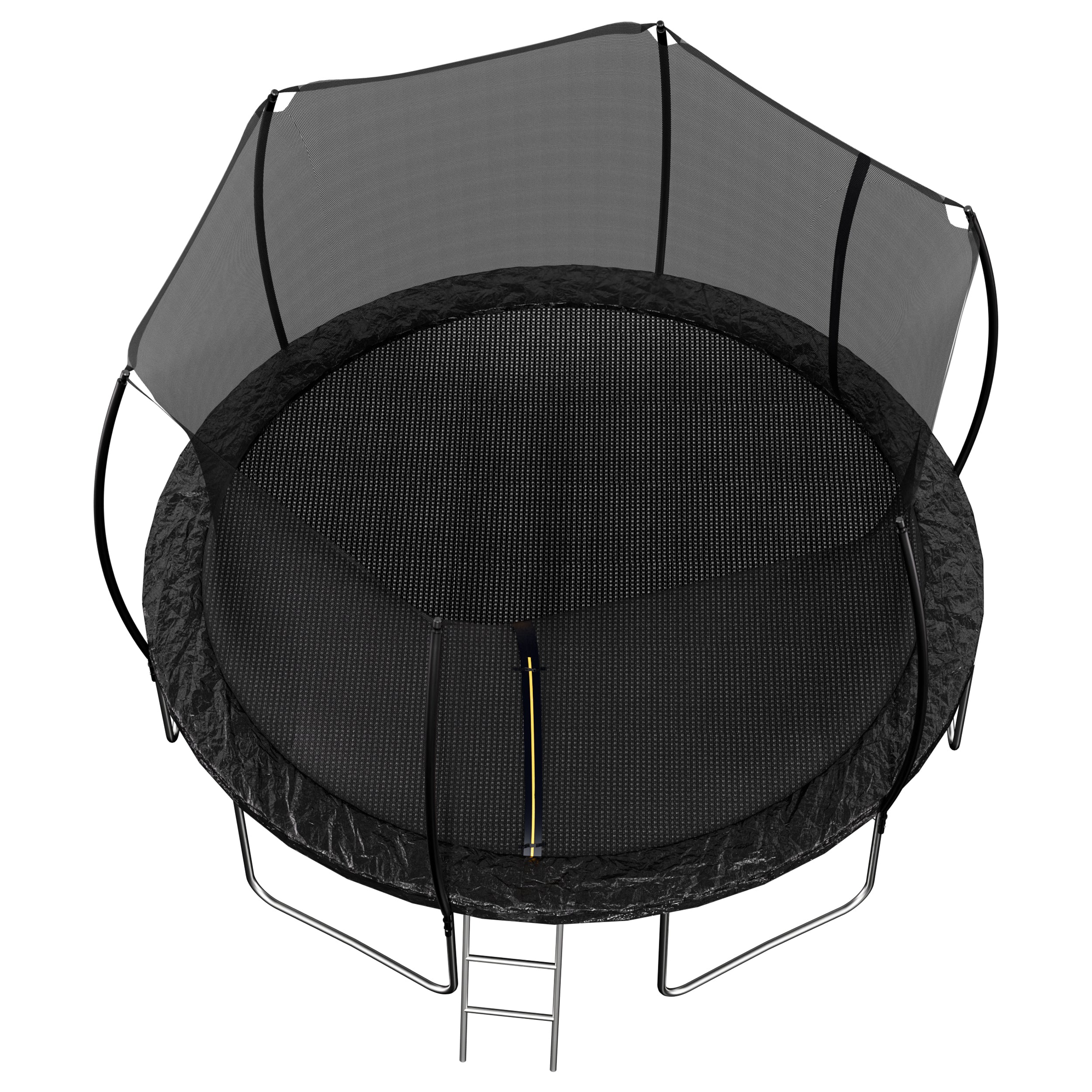 Galvanized steel frame six W-shaped legs stable base detail