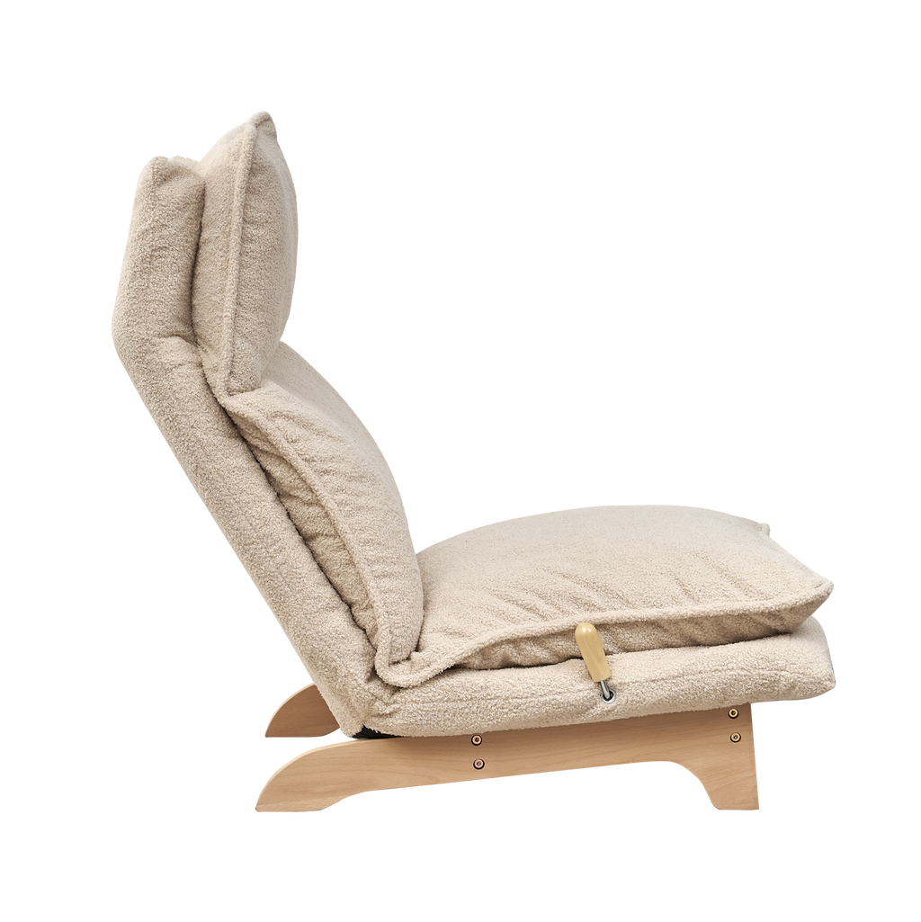 Compact foldable floor chair dimensions overview