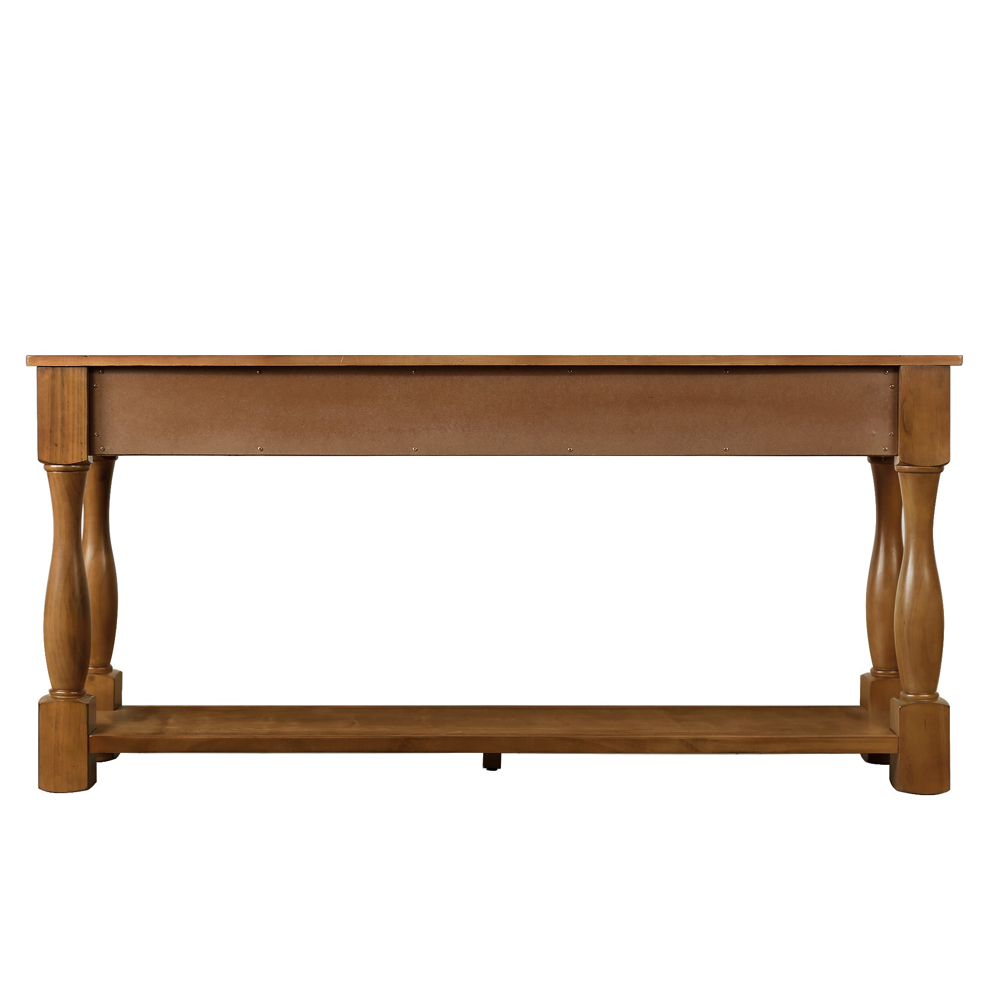 63-inch mid-century console table entryway placement