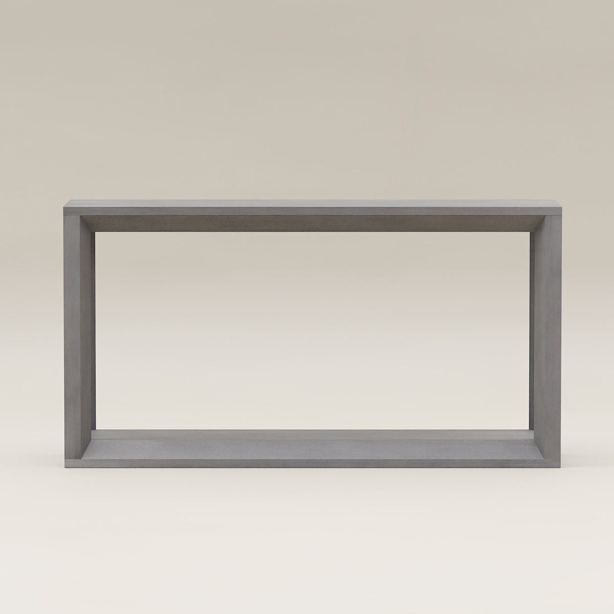 60' Rectangular Solid Wood Veneer Console Table, Wide Sofa Table, Behind Couch Table with Ample Storage for Entryway & Living Room, Dark Brown