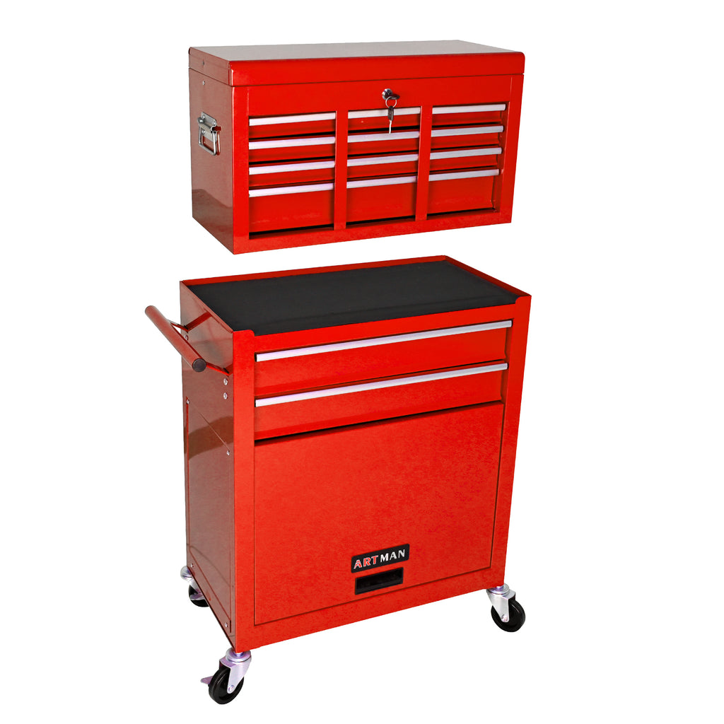 Workshop tool organizer cabinet full view