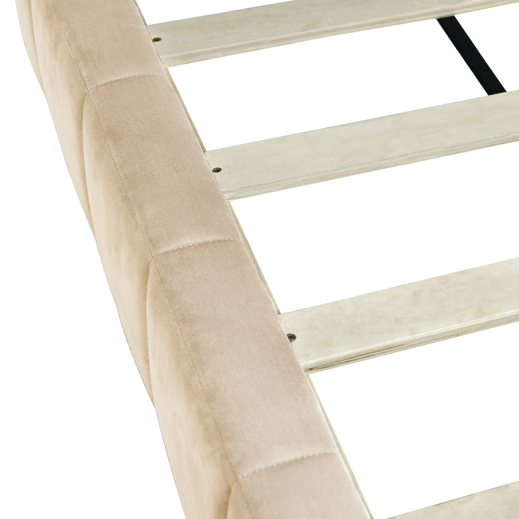 Daybed frame wood slats support