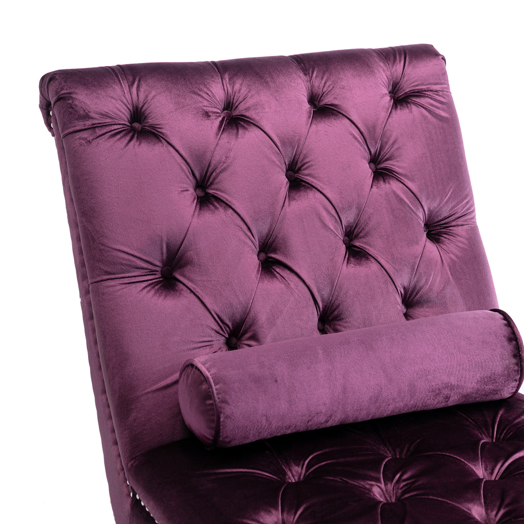 Chaise lounge arm and back detail
