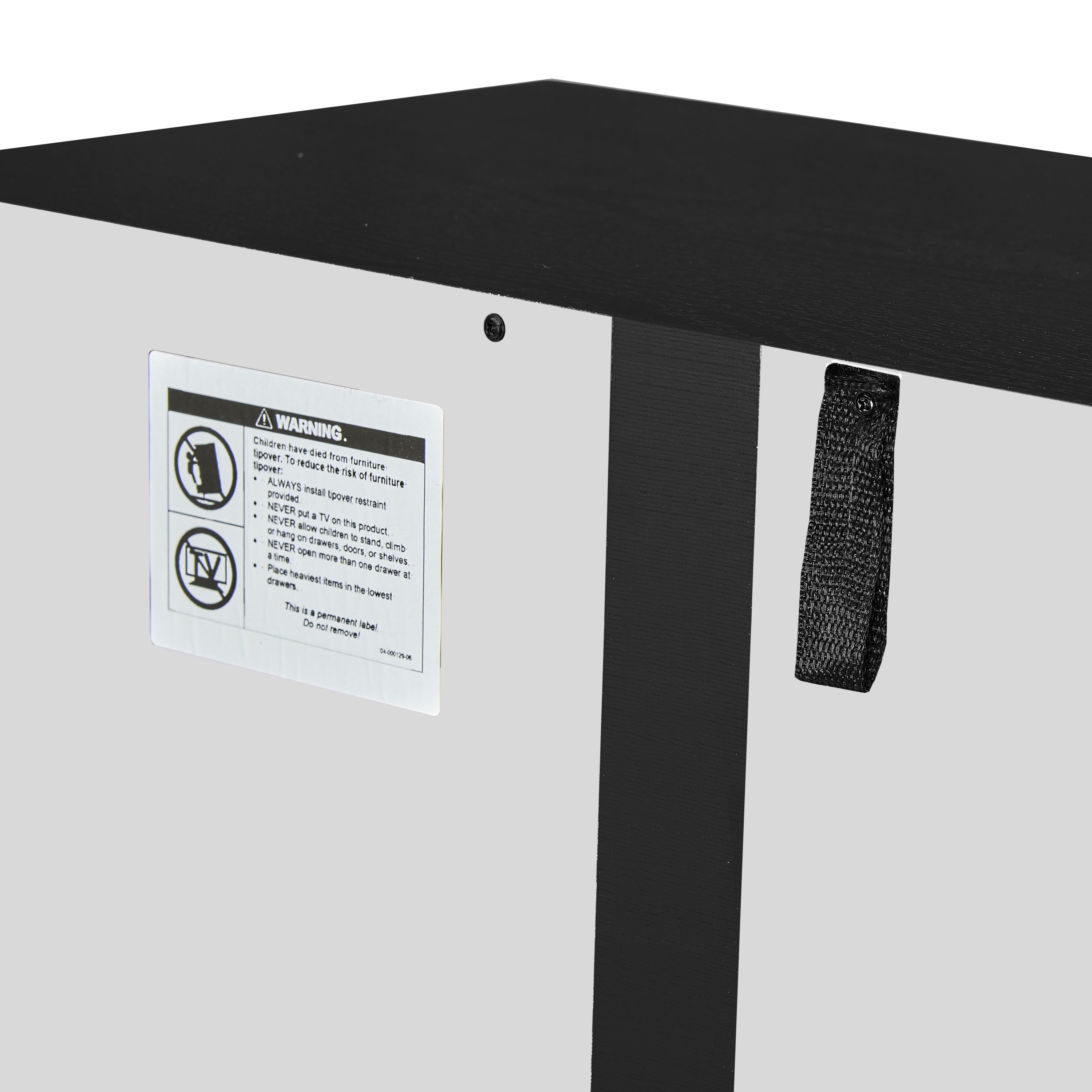 72-inch tall storage cabinet white product photo