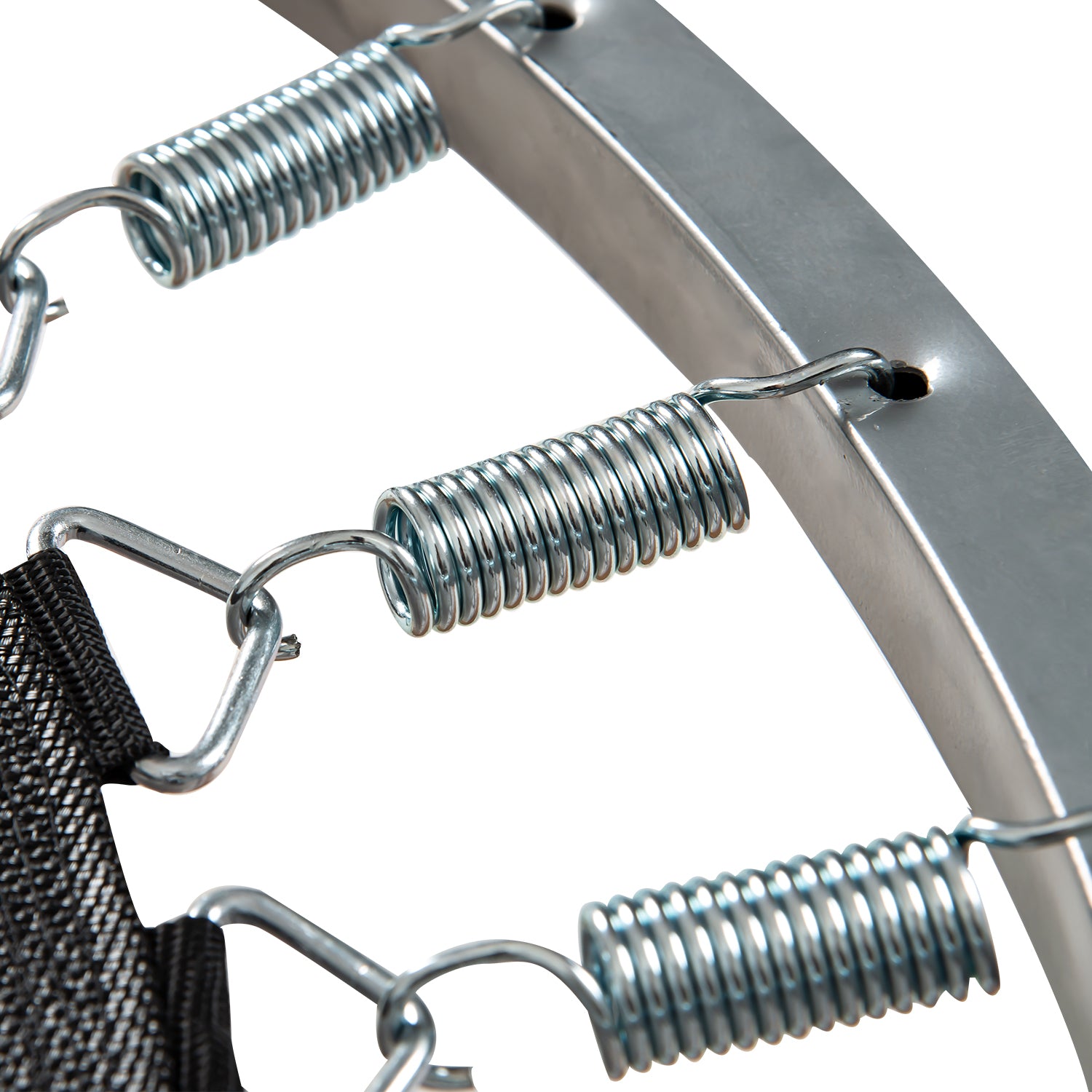 36-inch toddler trampoline safety handle bar close-up