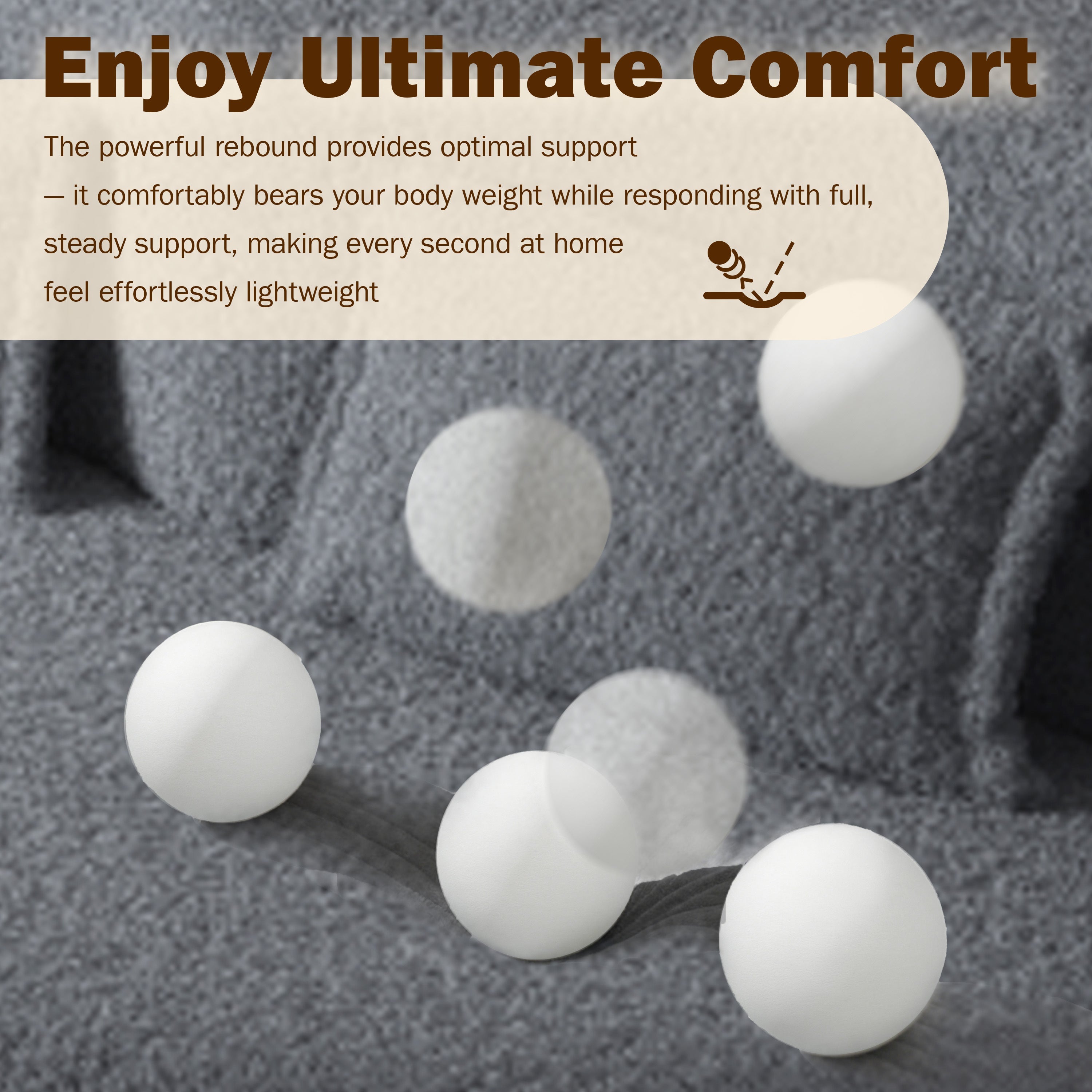 Sherpa Fleece Foldable Floor Sofa Bed — 3-in-1 Full Size, 78" Wide