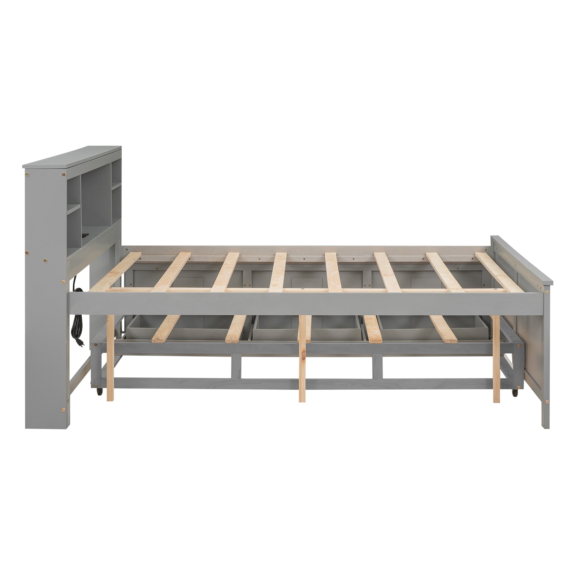 Twin trundle mattress area detail