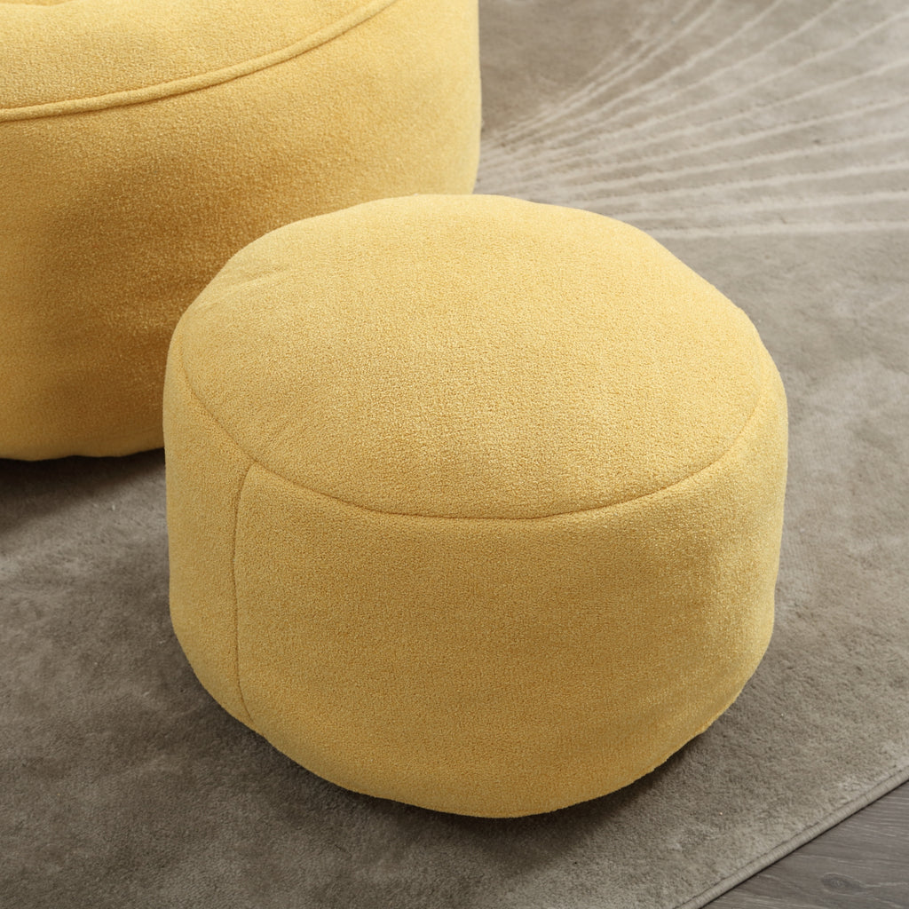 Microfiber bean bag chair — dimension reference