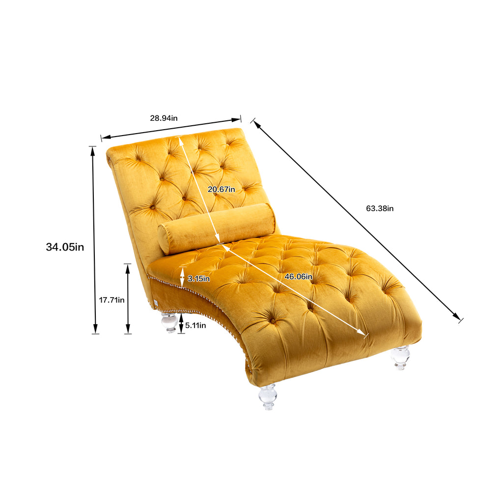 Mustard velvet upholstery close-up with tufted buttons