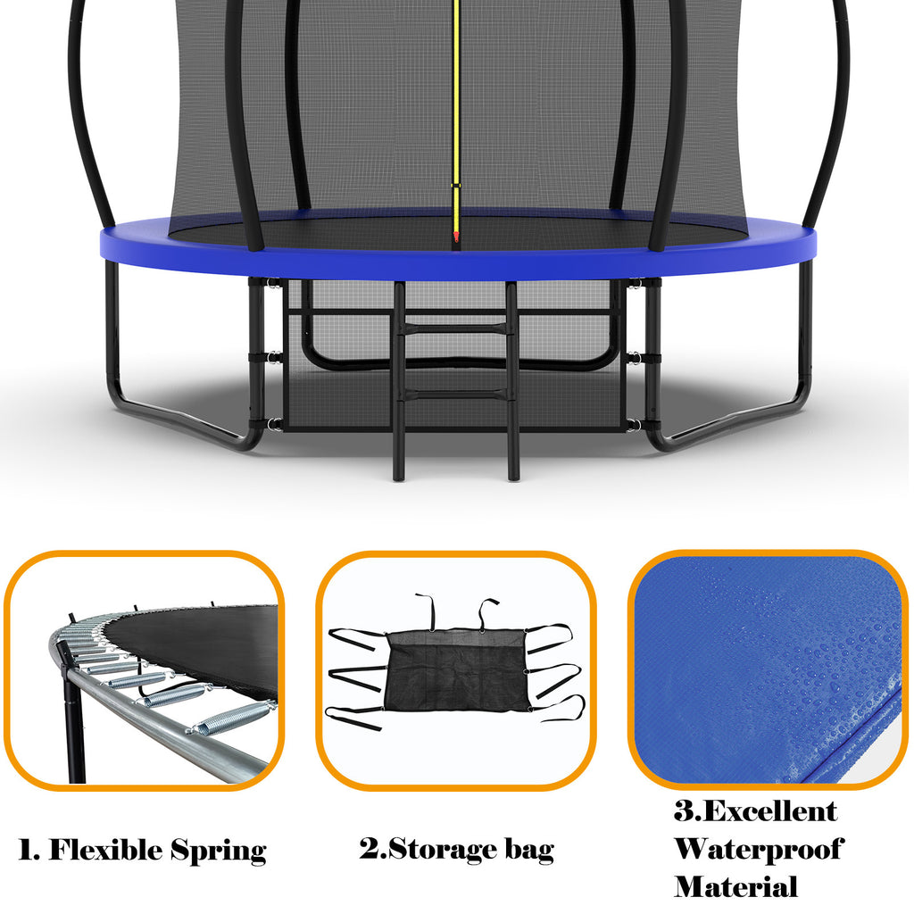 10ft trampoline basketball hoop backboard and ball accessories