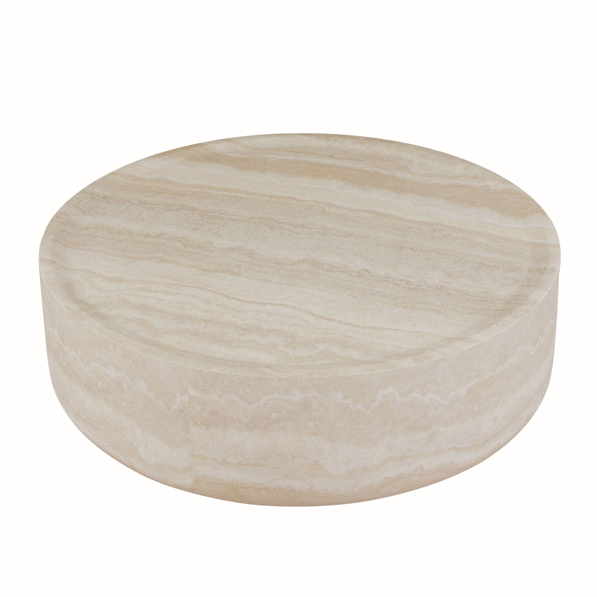 Modern living room round coffee table no assembly