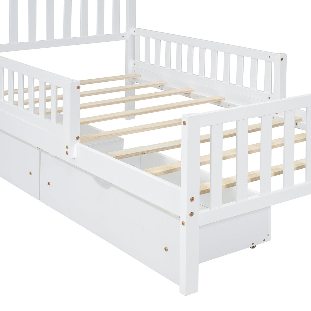 Headboard straight-line design close-up