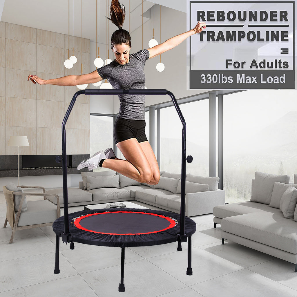Indoor mini trampoline low-impact cardio fitness equipment