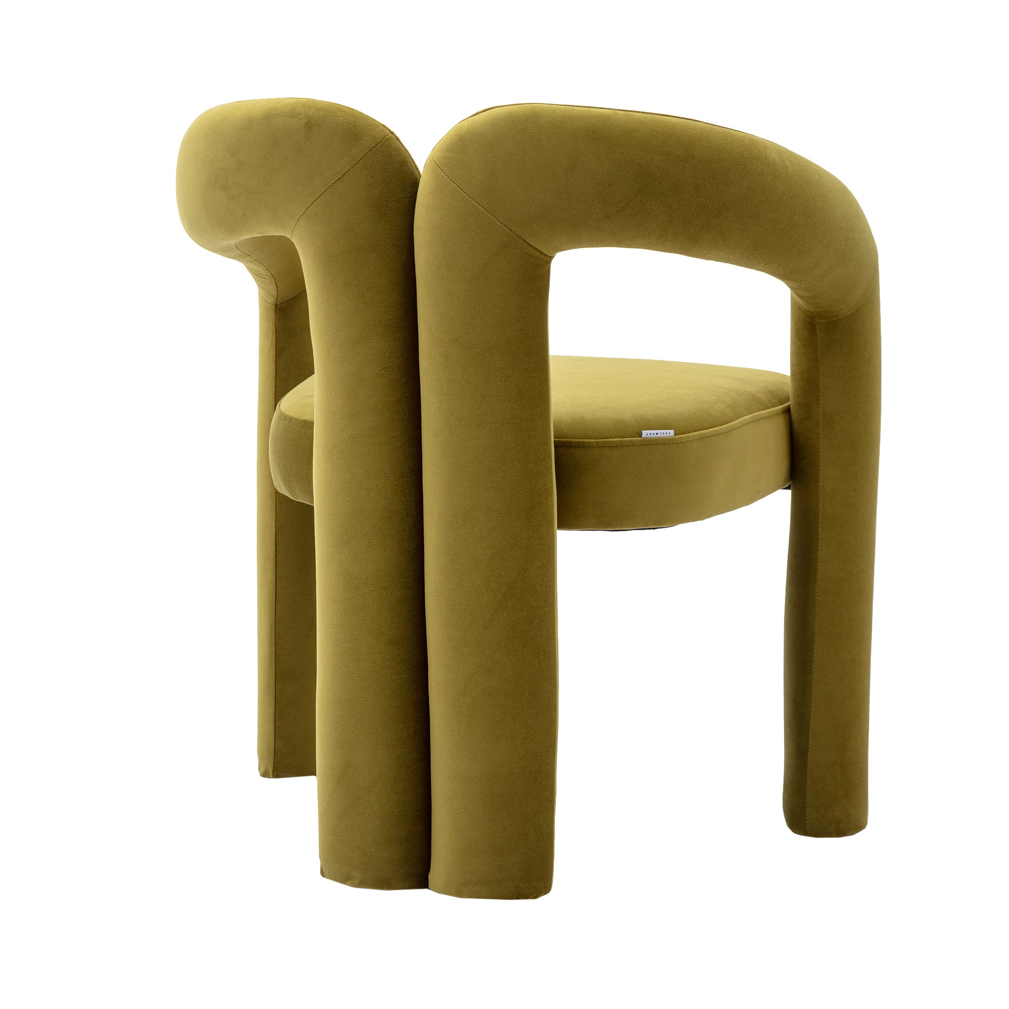 Olive velvet fabric texture