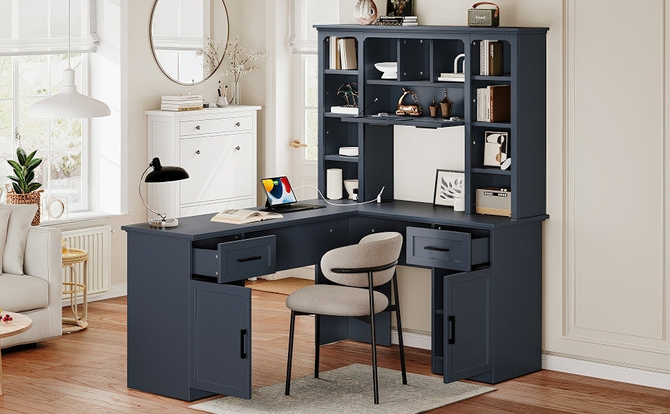 Desk dimensions and corner configuration