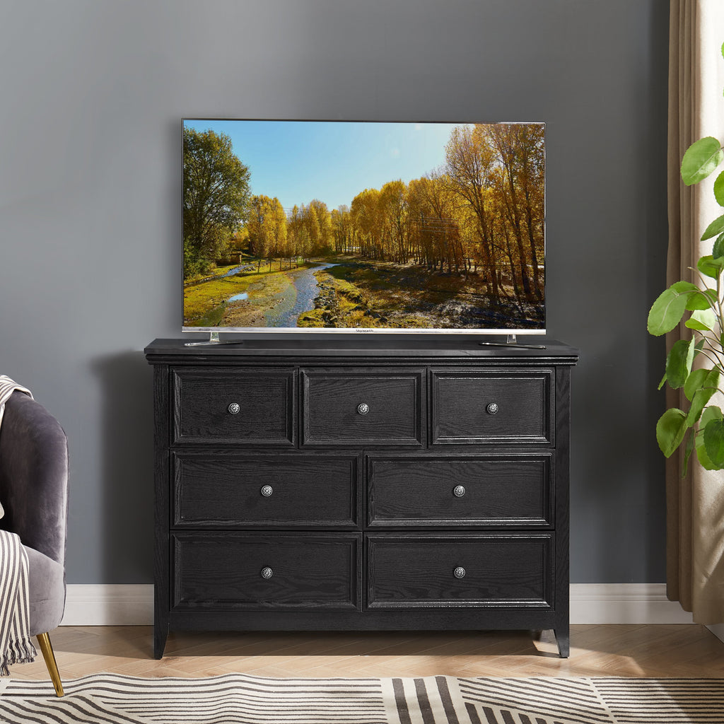 Modern 7-Drawer Dresser — Chest of Drawers Storage Cabinet