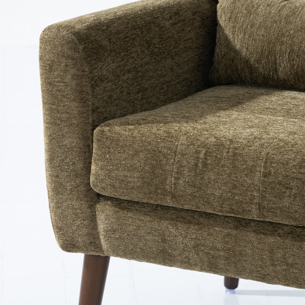 Accent chair with included waist pillow product photo