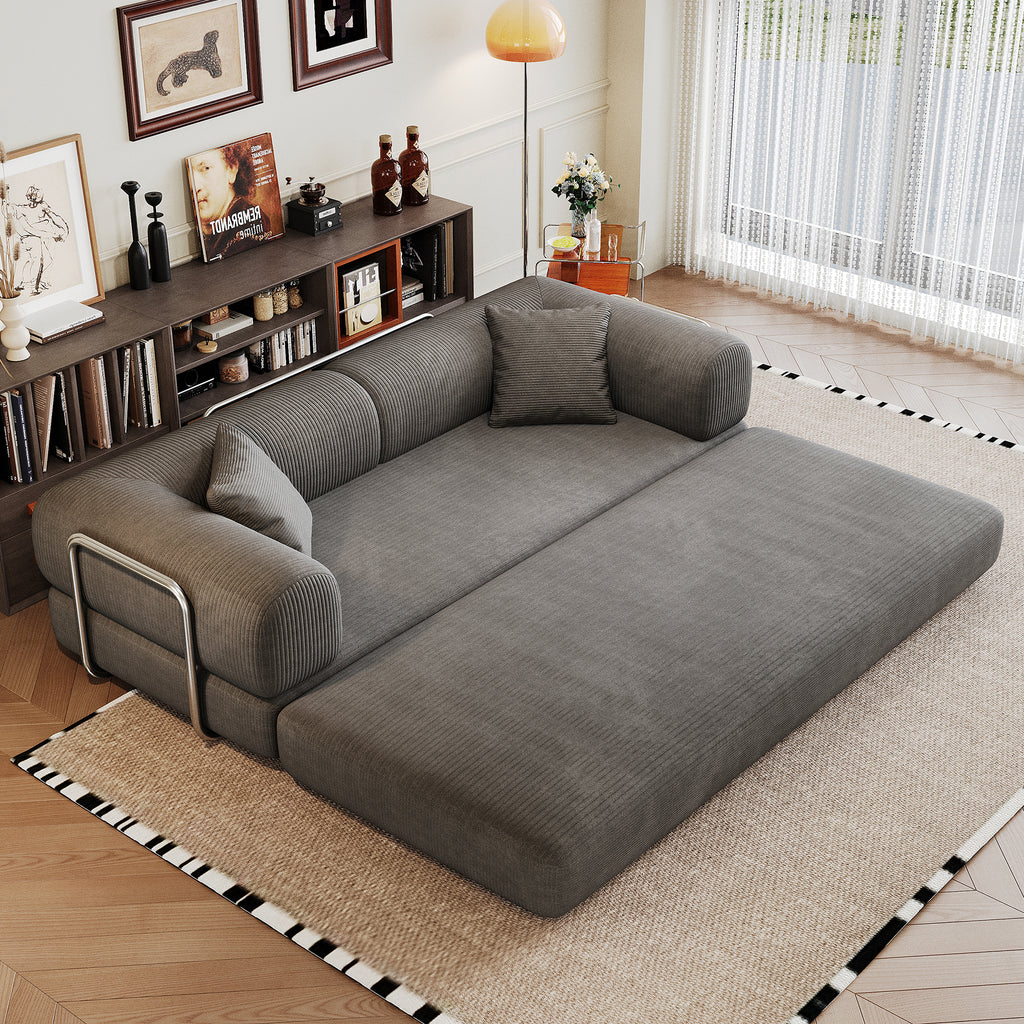 Convertible loveseat compressed packaging note