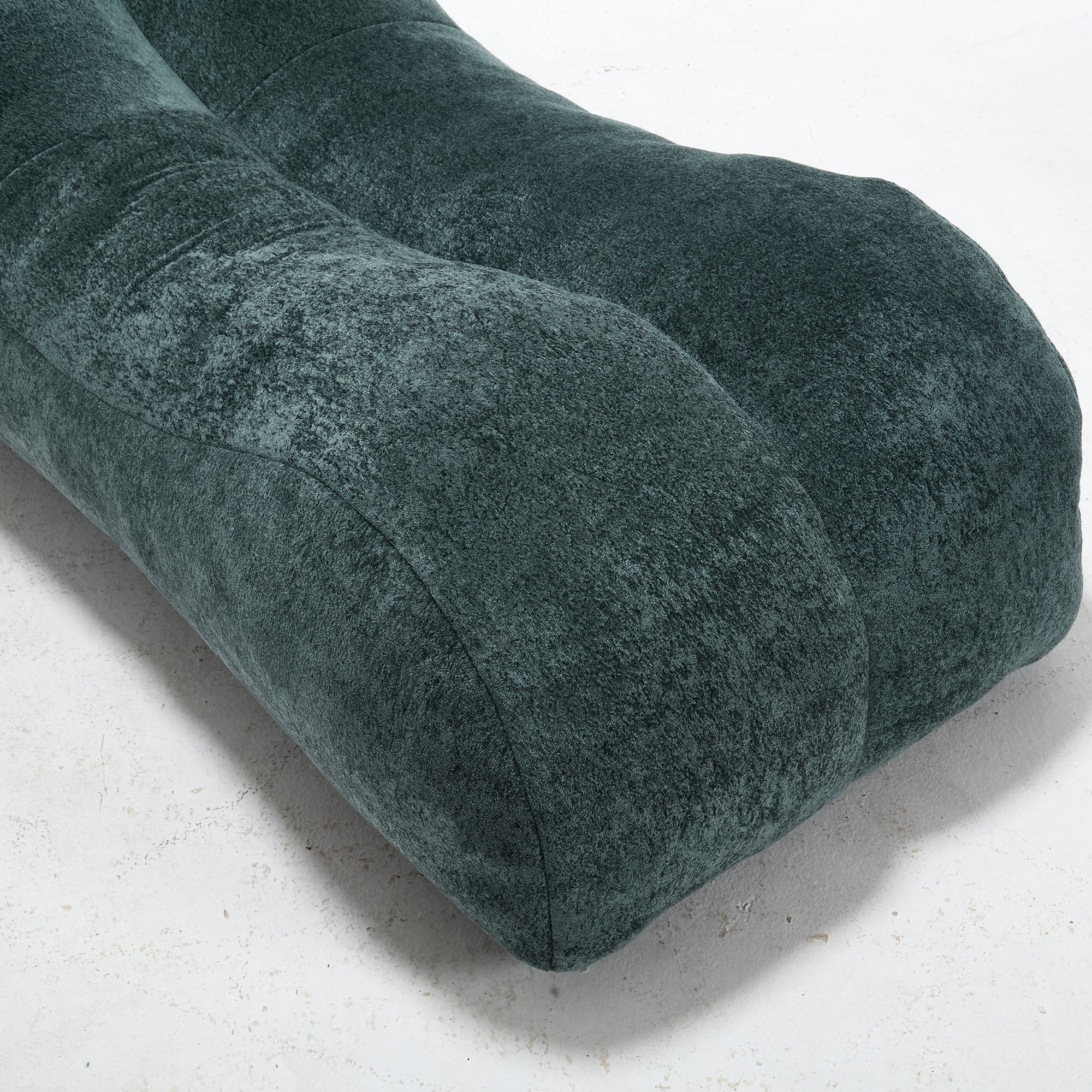 Soft foam bean bag chair — seating detail