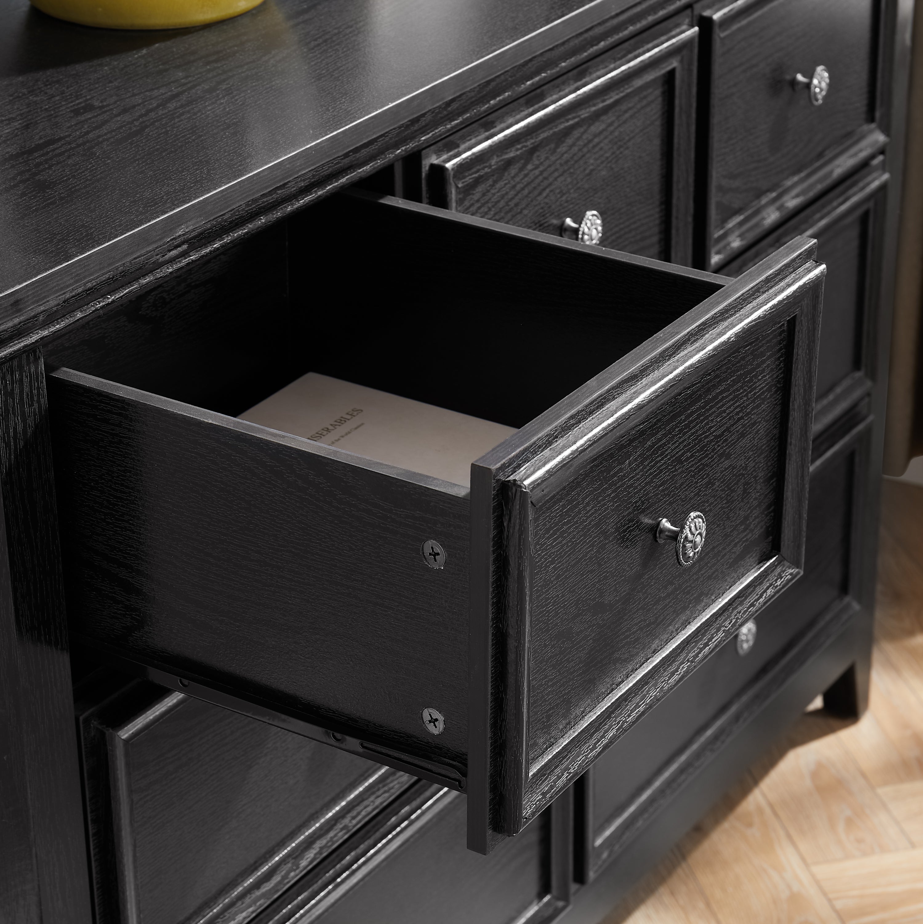Modern 7-Drawer Dresser — Chest of Drawers Storage Cabinet