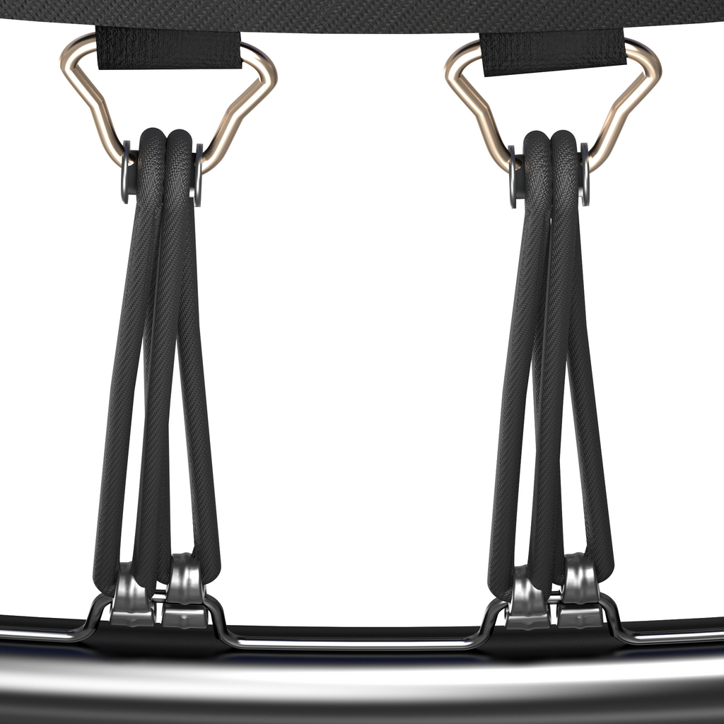 10-foot springfree trampoline bungee elastic system