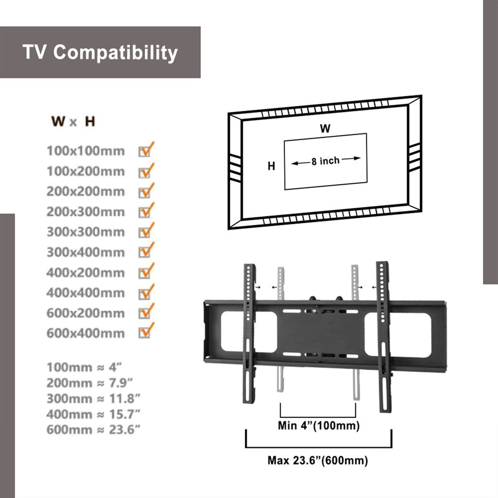Swivel TV mount floor stand cable management view