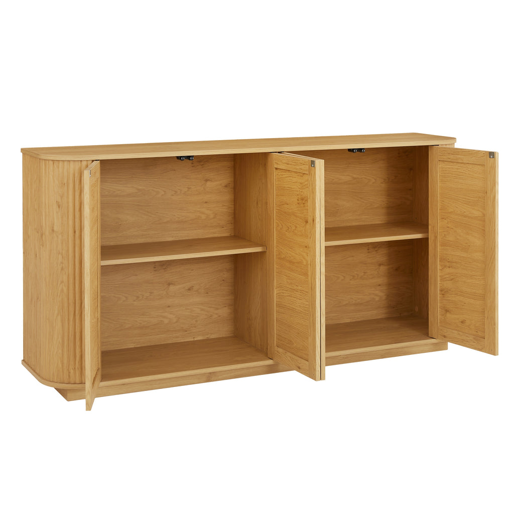 Contemporary TV stand in living room setting