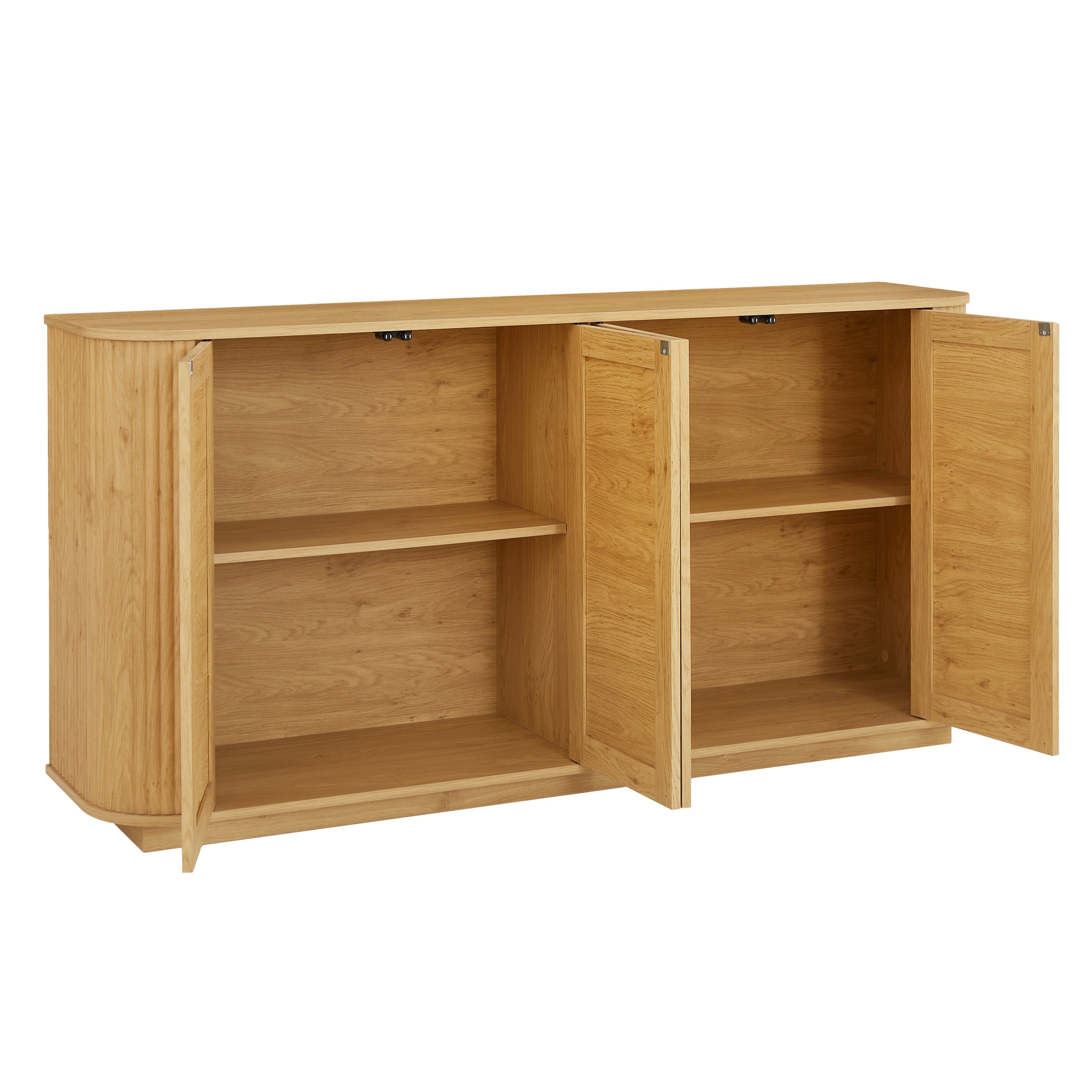 Contemporary TV stand in living room setting