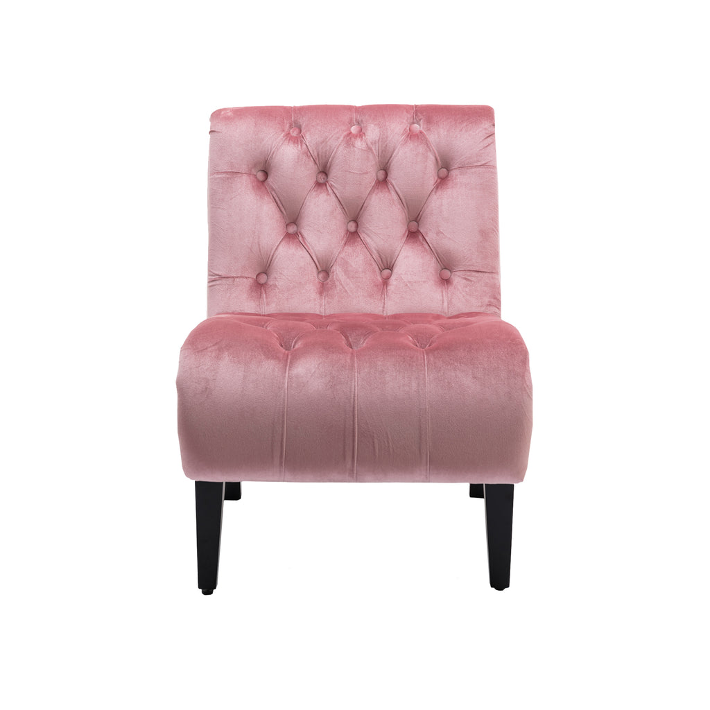 Modern accent chair in bedroom