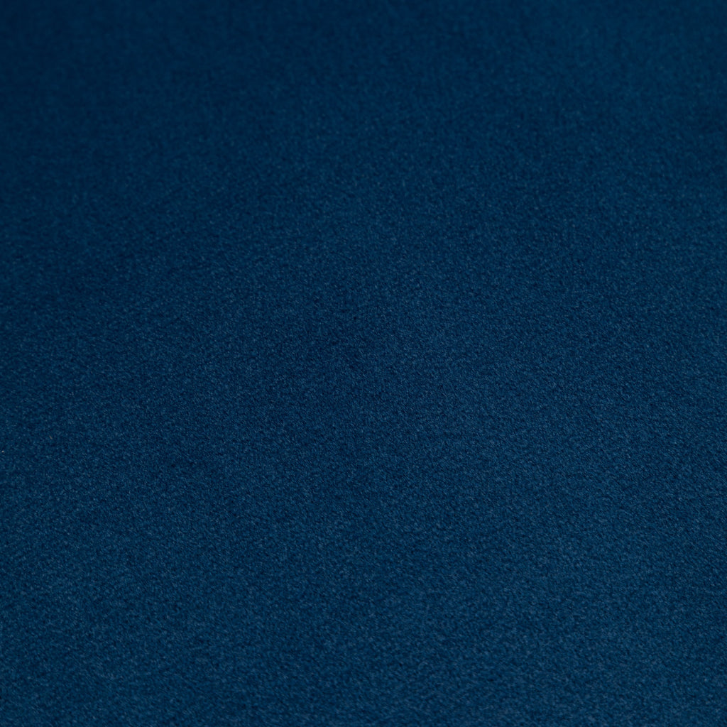 Blue velvet accent chair top view