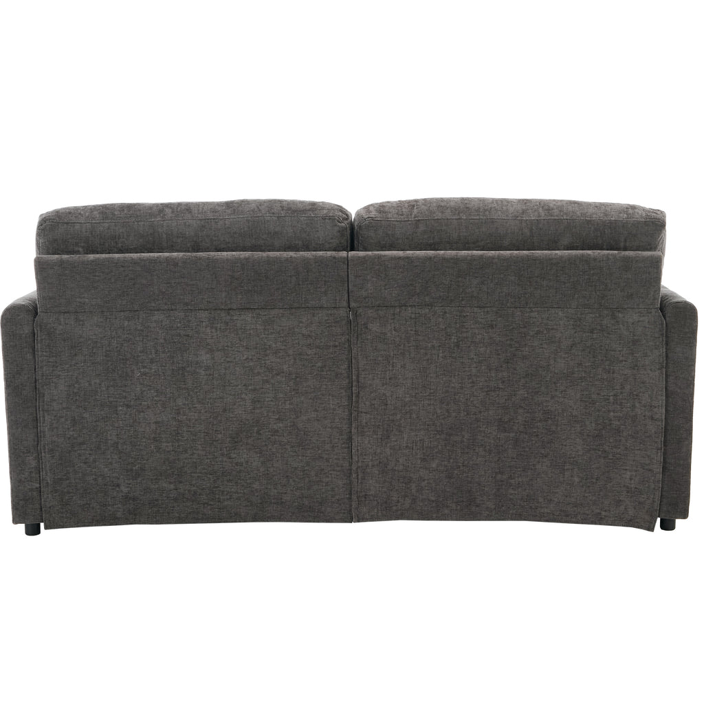 Two-seater gray loveseat sofa product photo