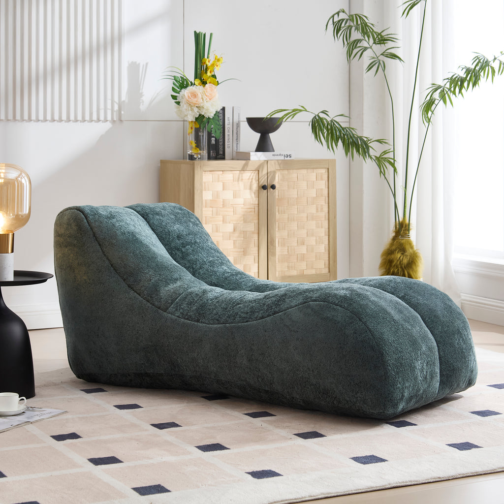 Bean bag sofa chair — side view