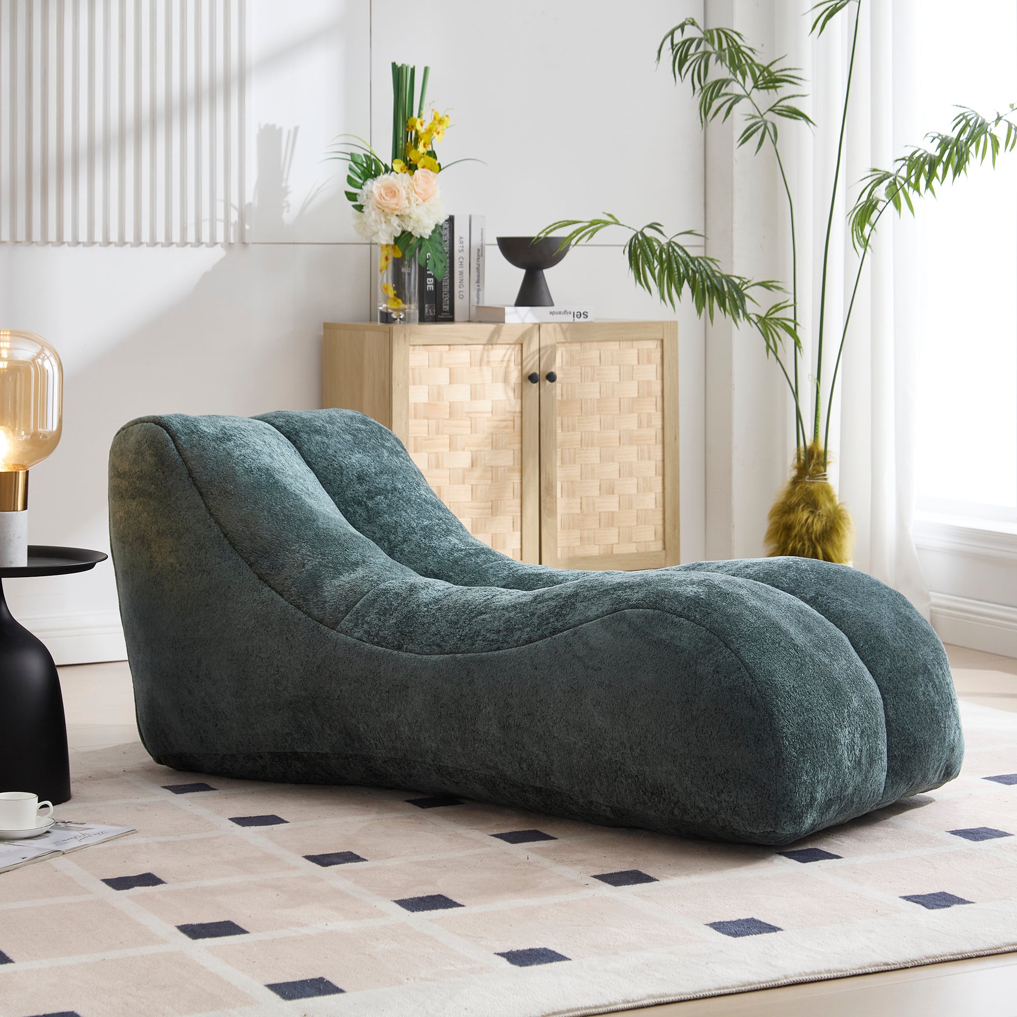 Bean bag sofa chair — side view