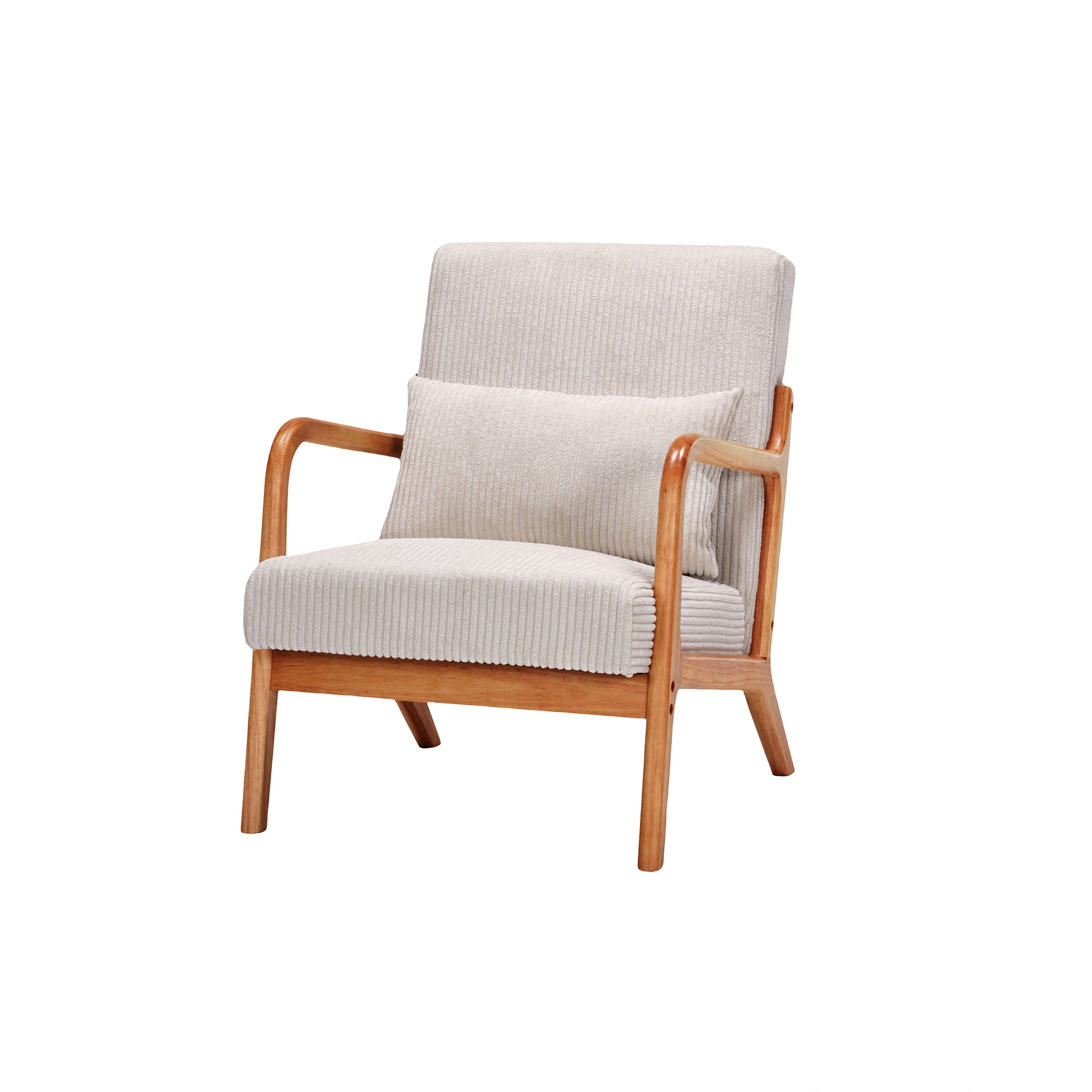 Mid-century accent chair lifestyle photo