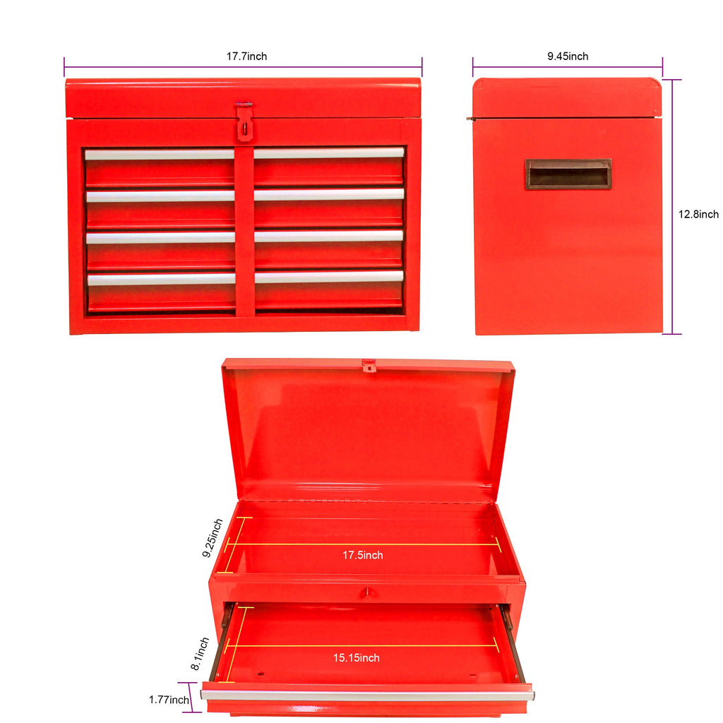 5-Drawer Rolling Tool Chest — Metal Tool Storage Cabinet