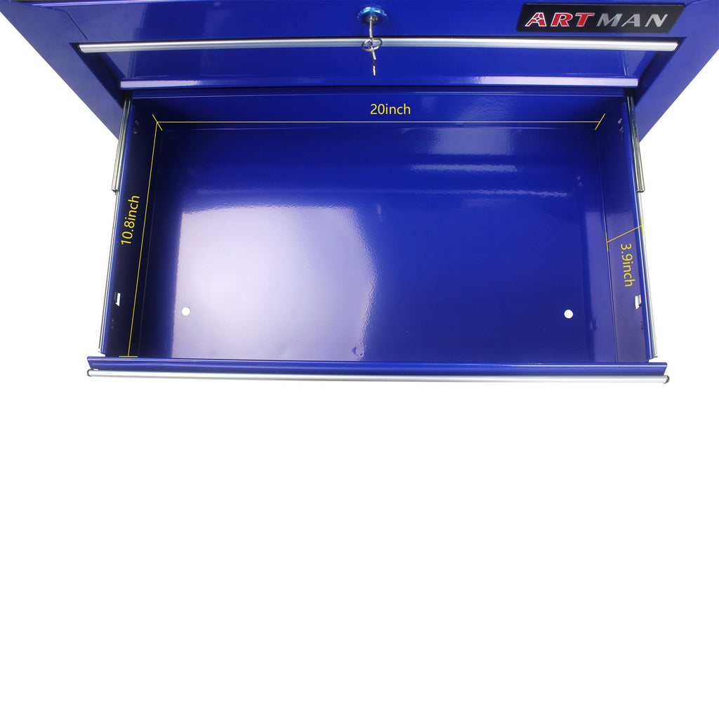 5-Drawer Rolling Tool Cart — Lockable Multifunctional Tool Storage