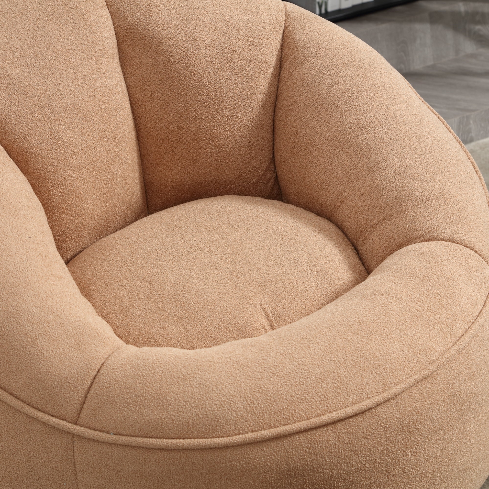 Bean bag chair and footrest product photo