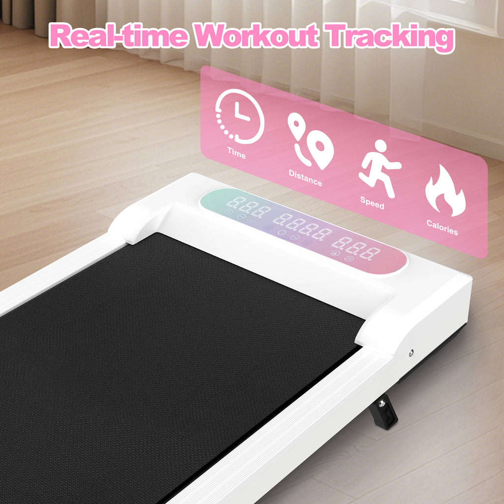 Foldable treadmill with incline adjustment detail