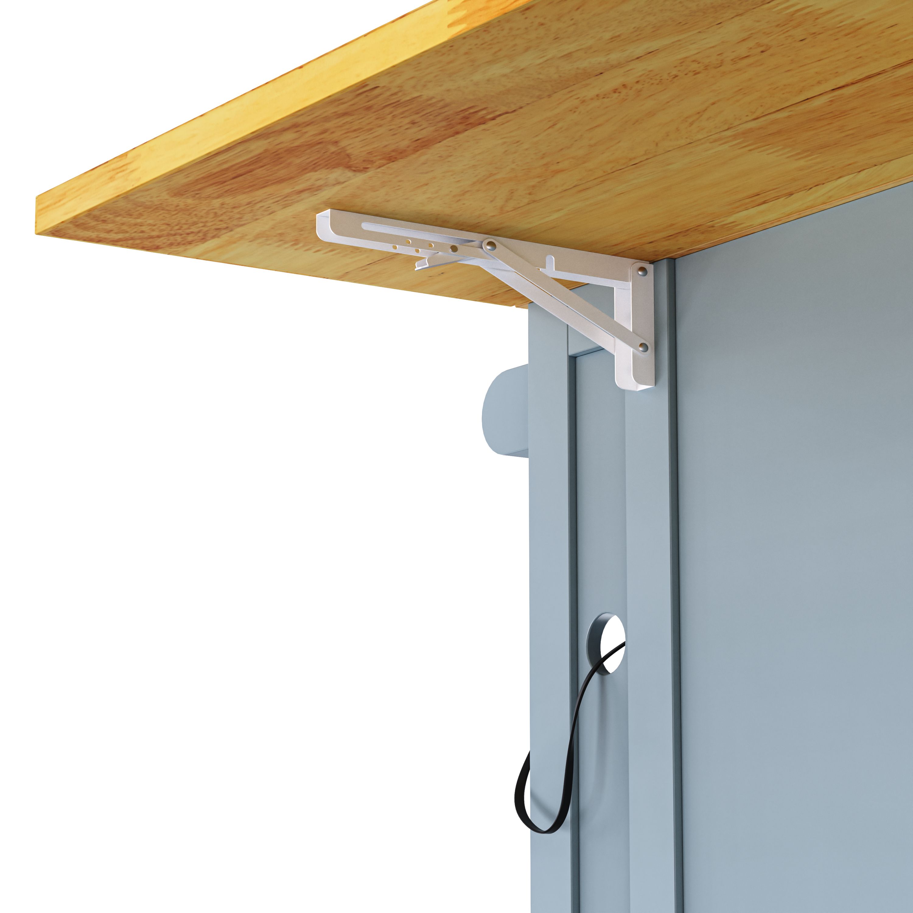 K&K 53inch Large Kitchen Island with Drop Leaf,Power Outlet,Door Internal Storage Rack,Rolling Kitchen Cart on 5 Wheels with 5 Open Side Racks for Kitchen,Black(Two Packages)(Stools not included)