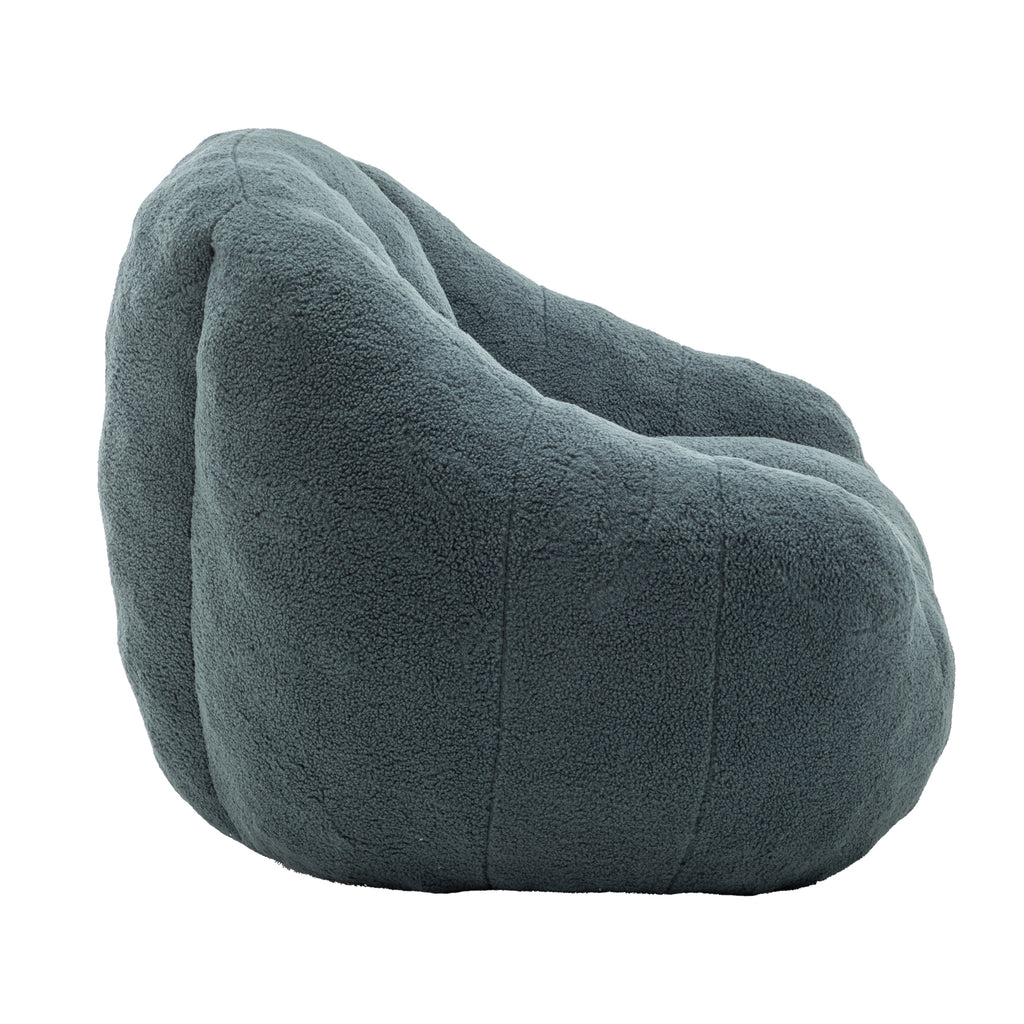 Tufted teddy bean bag chair full product overview