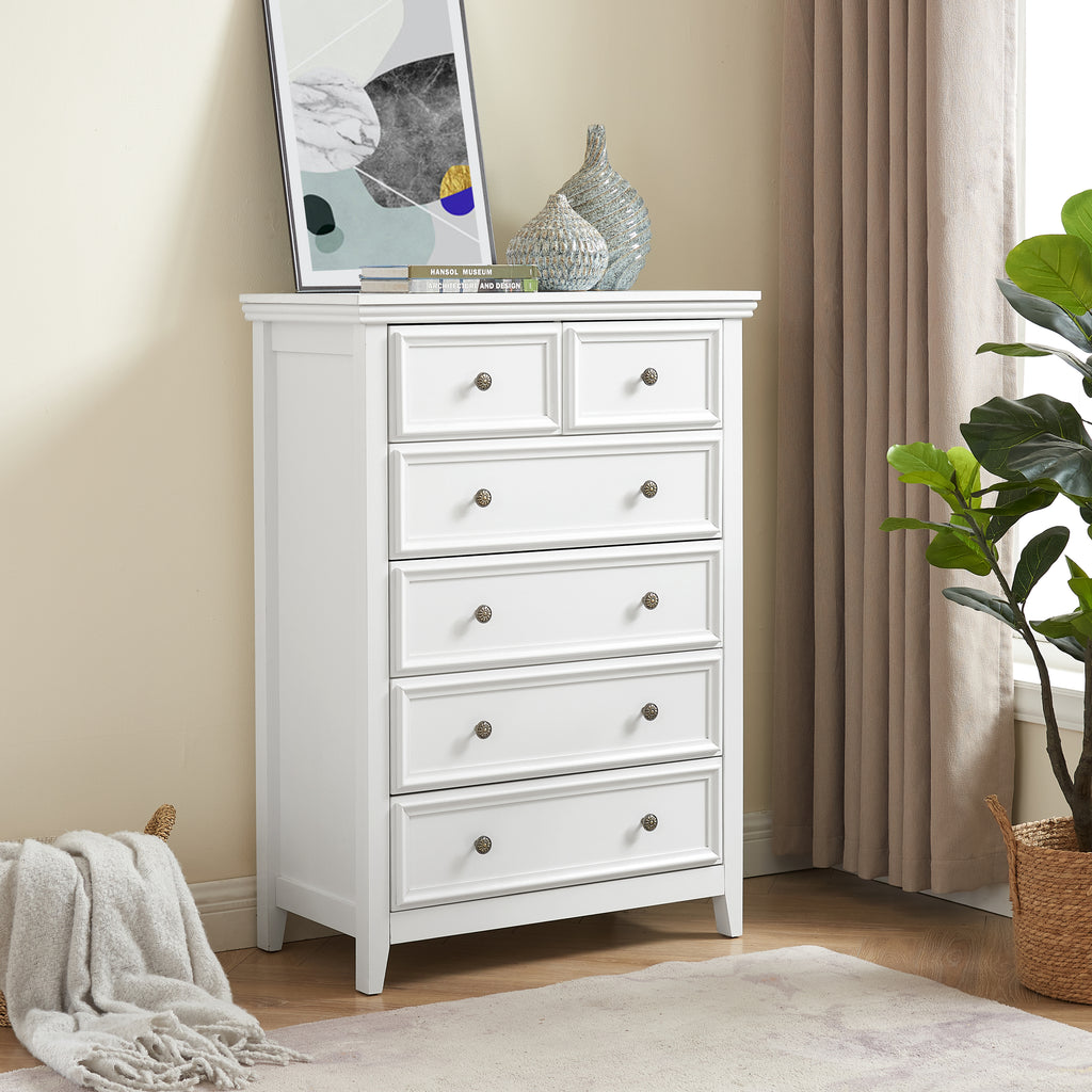 6-drawer storage cabinet metal handle close-up
