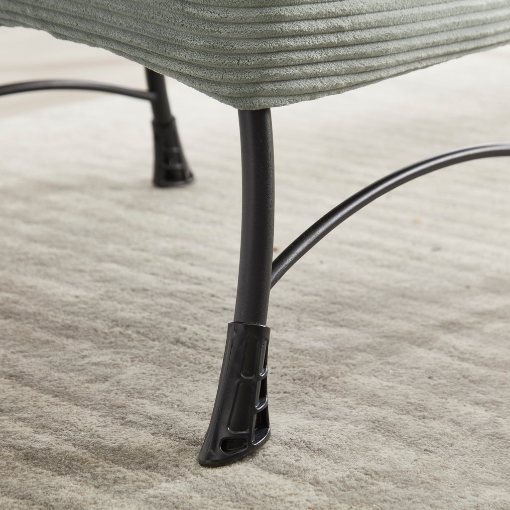 Foldable ottoman footrest with lounge chair