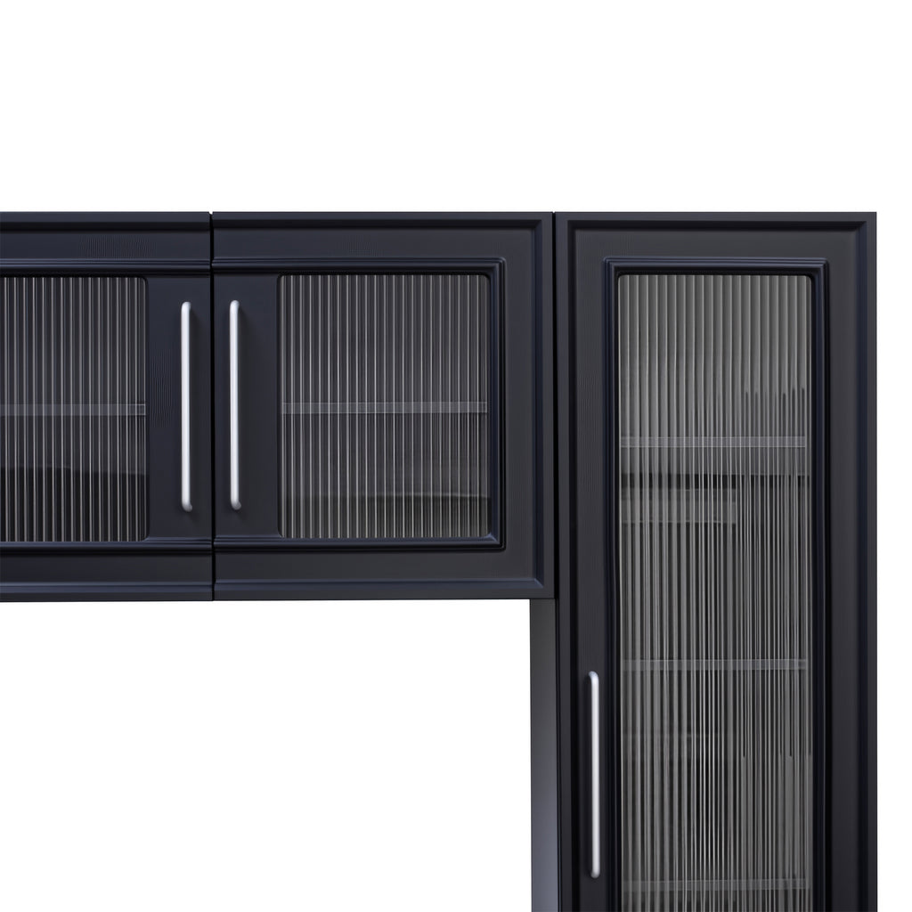Entertainment center anti-tipping hardware safety feature