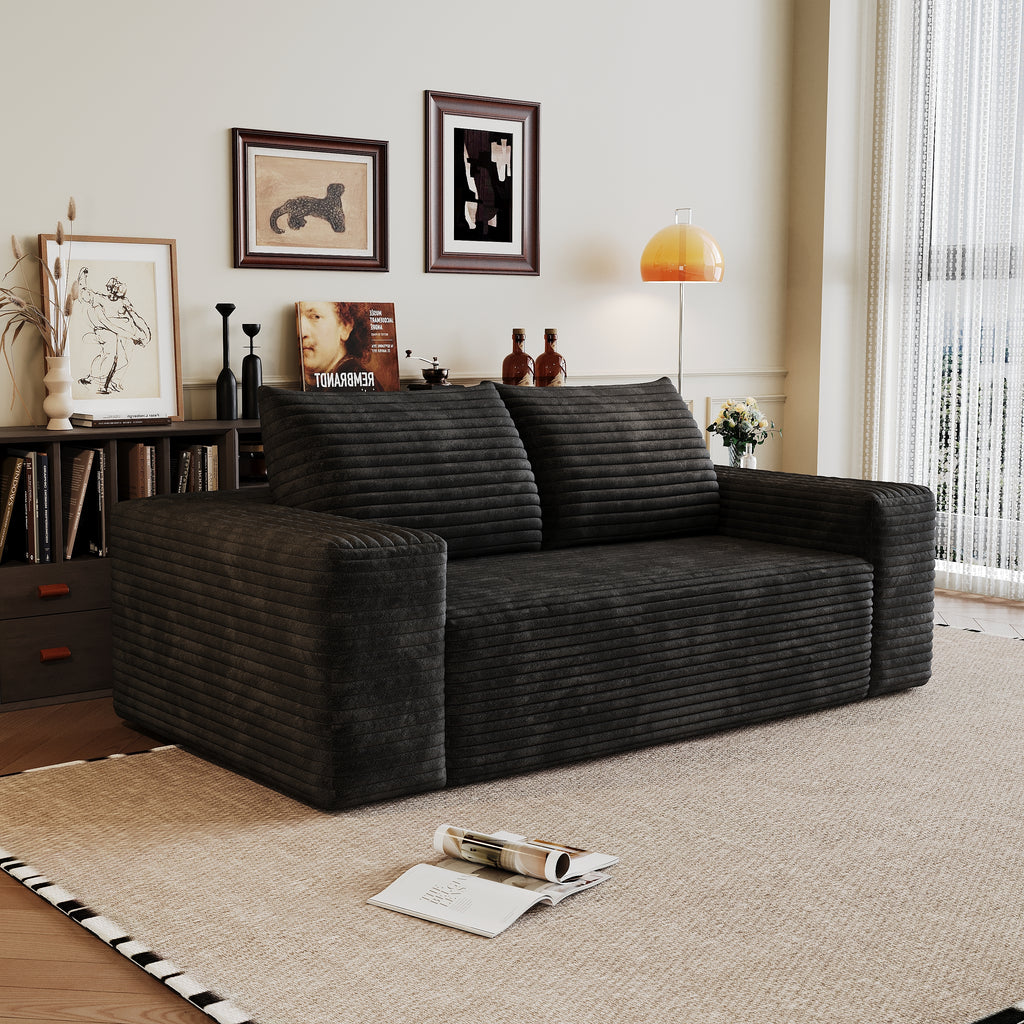 Ergonomic armrest and cushion close-up